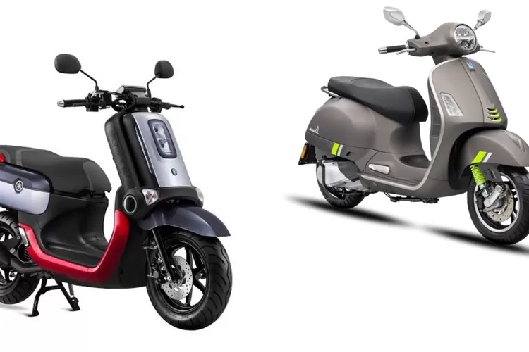 Yamaha QBIX vs Vespa GTS Super Tech (Realitasonline.id/ Yamaha-motor.co.id/Vespa.co.id)