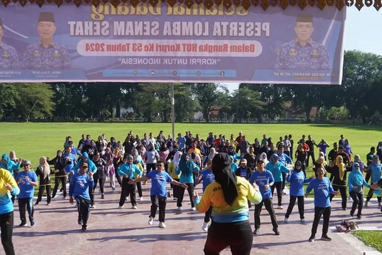 Semarak HUT ke-53 KORPRI, Pj Bupati Langkat: Korpri adalah kekuatan sejahterakan masyarakat (Realitasonline.id/AA)