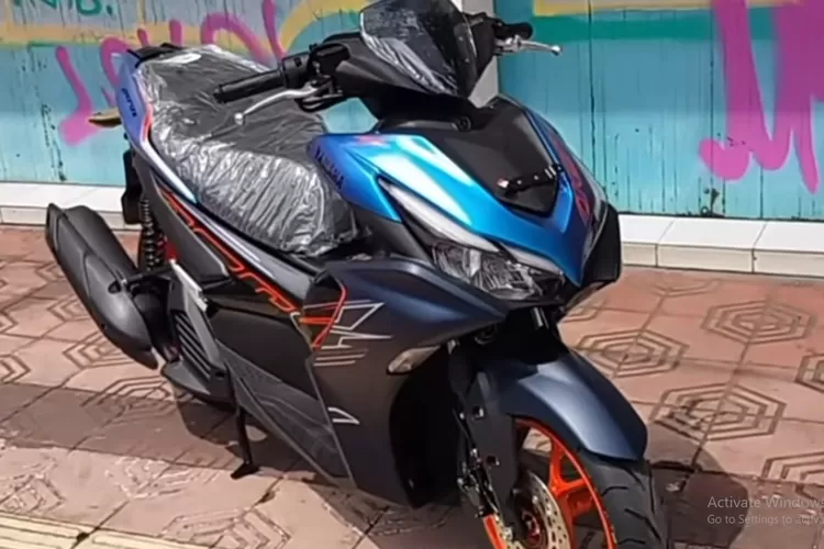 All New Yamaha Aerox 2025  Turbo diprediksi akan menjadi pesaing menarik di segmen skutik sport. (Tangkapan Layar YouTube Achmad Nursalim)