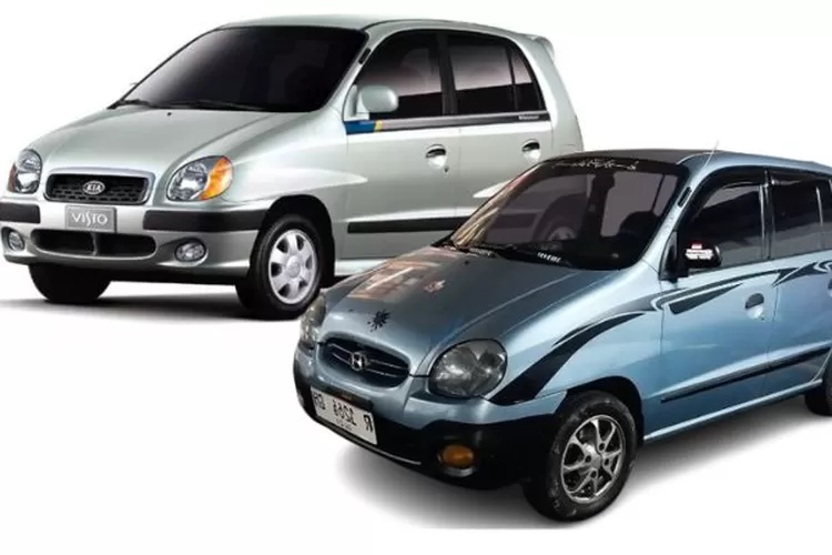 Mobil Hyundai Atoz dan Kia Visto (Realitasonline.id/ Canva)