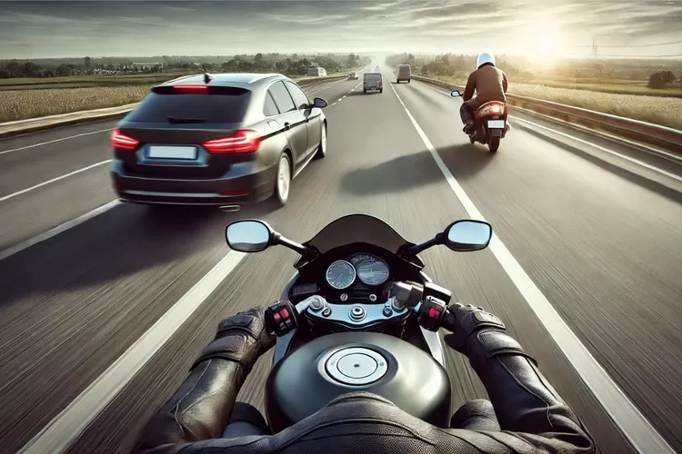tips aman untuk menyalip saat berkendara menggunakan sepeda moto