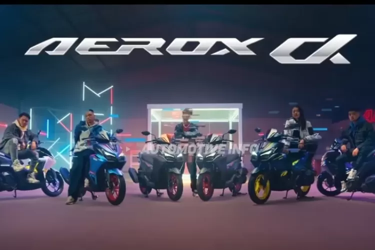 Yamaha Aerox Alpha 155 2025 (Tangkapan Layar YouTube Automotive Info)