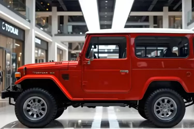 Toyota Land Cruiser FJ40 yang ikonik kembali hadir dengan gaya modern! (Tangkapan Layar YouTube Bike Focus )