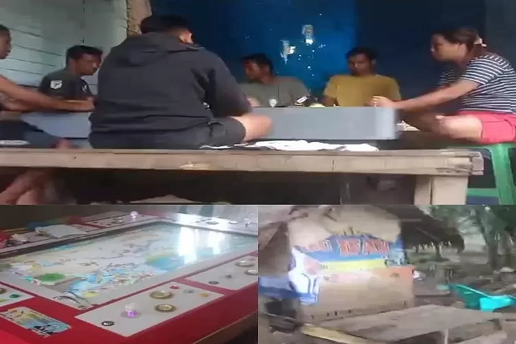 aktivitas perjudian&nbsp;di Gang Damai, Desa Bela Rakyat, Kecamatan Kuala meresahkan masyarakat (Realitasonline.id/Dok)