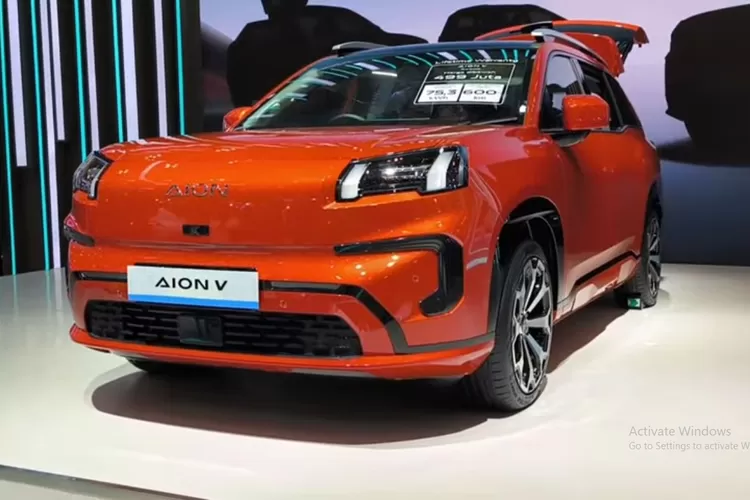 GAC Aion V adalah SUV listrik terbaru yang telah resmi diluncurkan di Indonesia pada ajang Gaikindo Jakarta Auto Week (GJAW) 2024. (Tangkapan Layar YouTube  Ferry Motovlog Zero)