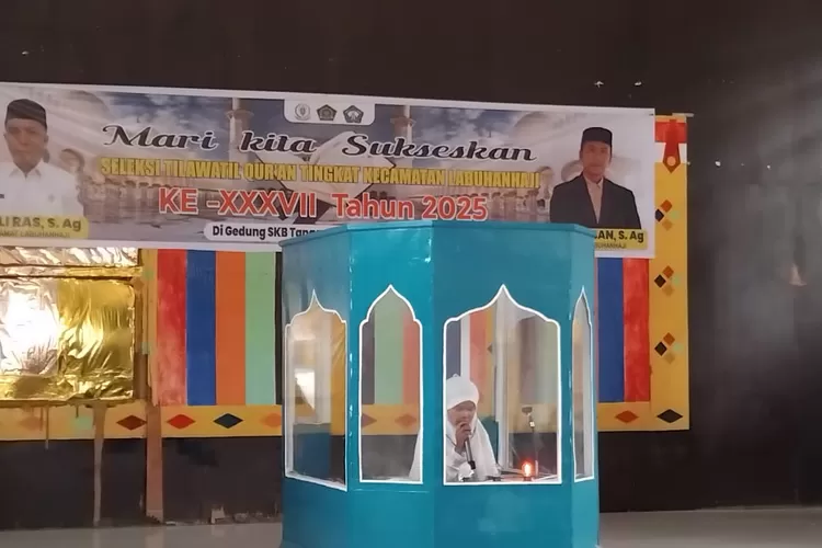 Panitia STQ Labuhanhaji, Aceh Selatan gelar Perlombaan STQ tingkat kecamatan.(realitasonline.id/zul)