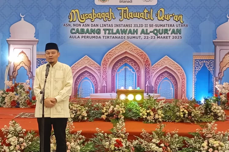 Pada saat penutupan Plt Direktur Utama Ewin Putra diwakili Kepala Sekretaris Perusahaan Nurlin secara resmi menutup kegiatan MTQ ASN dan Non ASN di Lintas Instansi Jilid II se-Sumut, Minggu siang (23/3/2025).