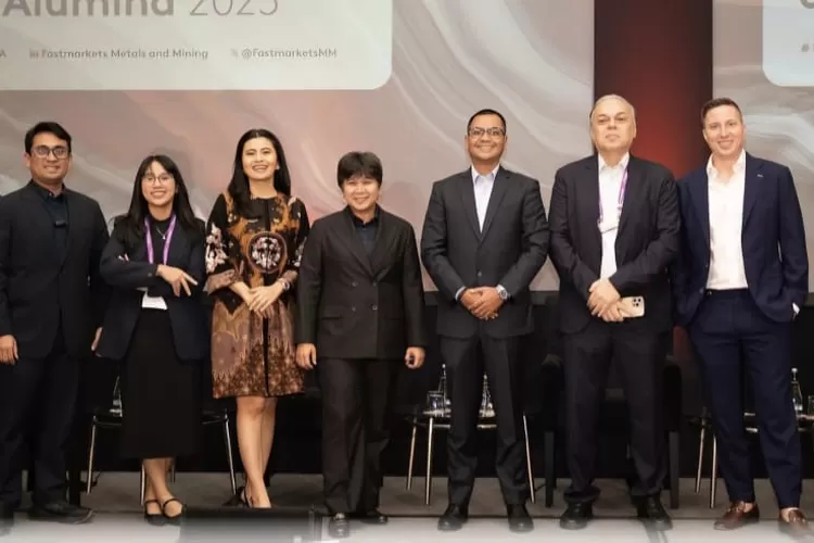 Dirut Inalum Ilhamsyah Mahendra saat menjadi Guest of Honour di Fastmarket Bauxite &amp; Alumina Conference 2025