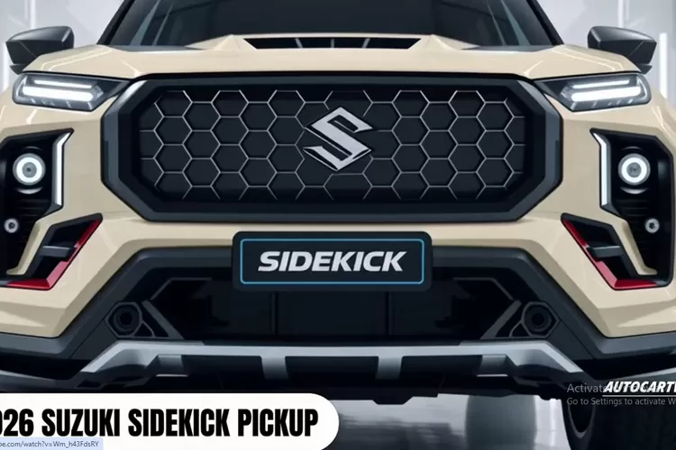 Suzuki Sidekick Pickup 2025/2026 mobil niaga mewah, tangguh, dan siap mengguncang dunia otomotif (Tangkapan Layar YouTube  AutoCarTv)