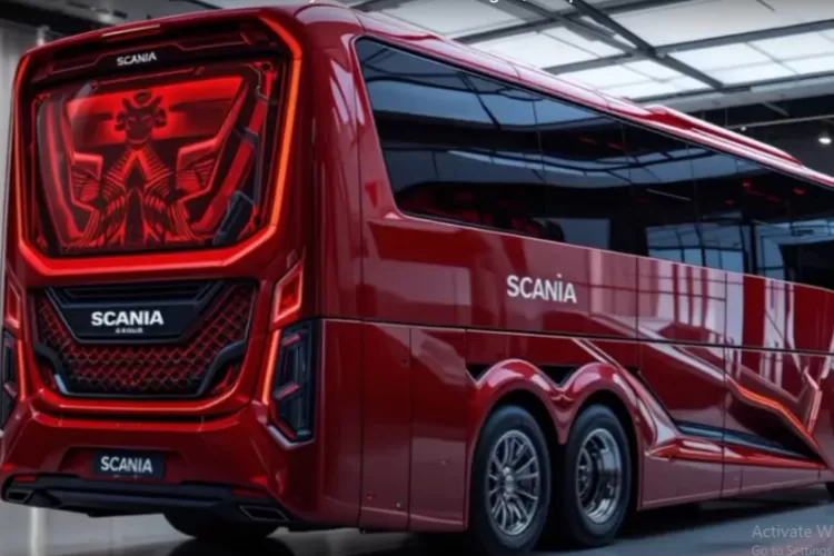 Scania K250 UB 2025, bus low entry modern yang menghadirkan kenyamanan dan performa tinggi (Tangkapan Layar YouTube Gaspol Auto)
