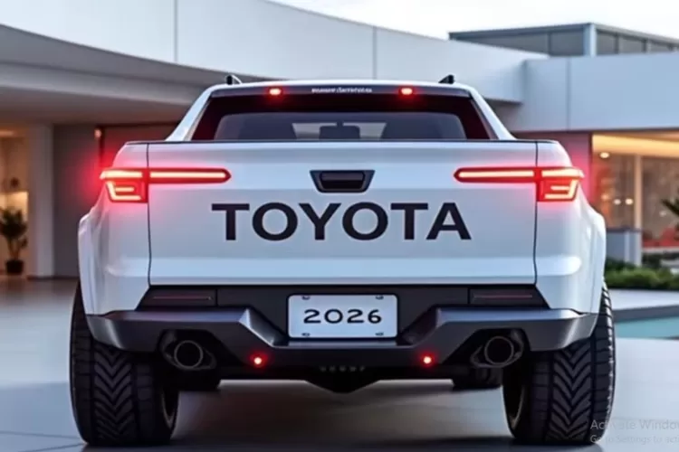Toyota Hilux 2026 hadir dengan tampilan yang lebih tegas namun tetap mempertahankan identitas tangguhnya. (Tangkapan Layar YouTube Motor Time)