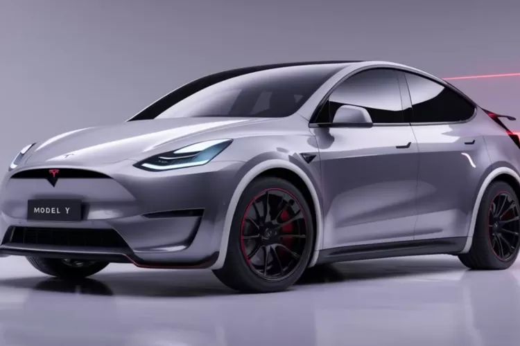 Tampilan pertama Tesla Model Y 2026 memperlihatkan perubahan yang benar-benar mencengangkan. (Tangkapan Layar YouTube Car vibes)