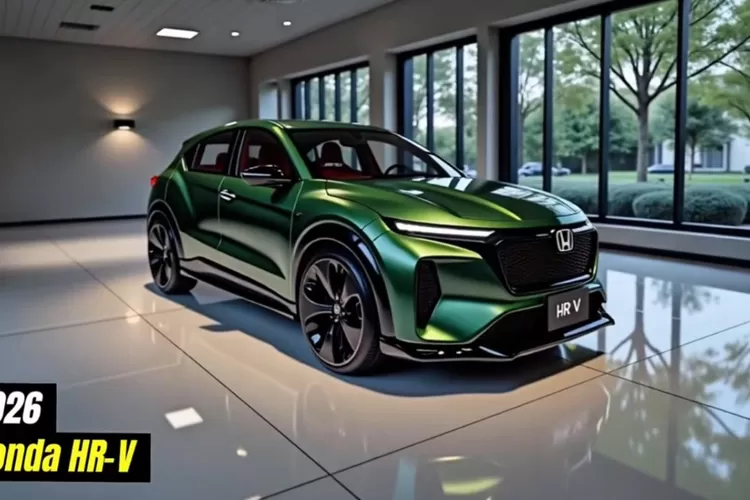 Honda HR‑V 2026 tampil dengan wajah segar yang membawa nuansa modern dan elegan. (Tangkapan Layar YouTube Elite Automobile )