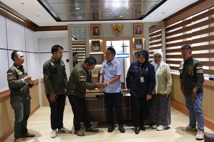 Wakil Walikota Medan Zakiyuddin Harahap terima Audensi pengurus DPP Reaksi, Selasa (26/8/2025).