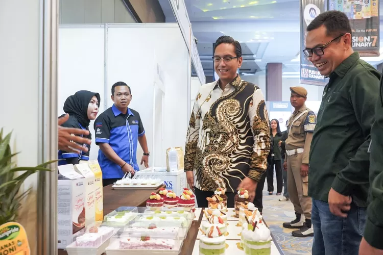 Rico Waas buka Fusion Culinary 7 tahun 2025 di Santika Premier Dyandra, Minggu (14/9/2025).