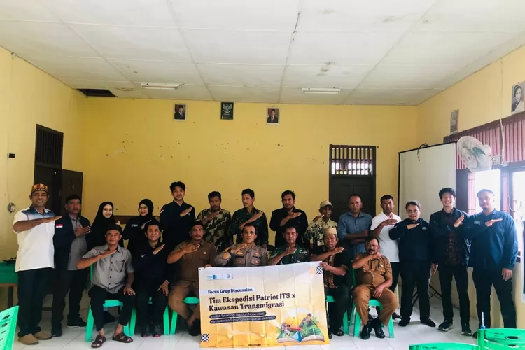 Tim ekspedisi patriot Transmigrasi melakukan pertemuan di kawasan Transmigrasi Kecamatan Lembah Sabil, Kabupaten Abdya