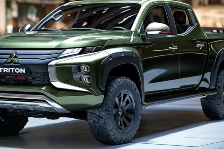 Mitsubishi Triton 2025 memperlihatkan perubahan besar baik dari sisi eksterior maupun fitur teknis. (Tangkapan Layar YouTube AUTOMOTIVE99)