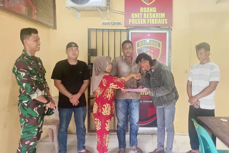 Pendekatan Restorative Justice Kembali Dilakukan Polsek Firdaus, Warga Sepakat Berdamai