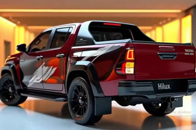 Model Toyota Hilux 2025 yang dipasarkan oleh Toyota di Indonesia memang dirancang sebagai pikap tangguh sekaligus modern. (Tangkapan Layar YouTube Black tales)