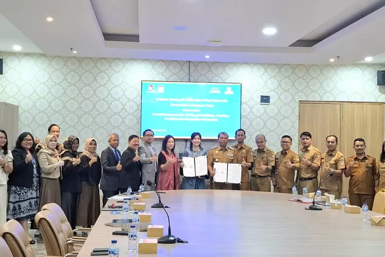 penandatanganan Kesepakatan Bersama (MoU) yang dilaksanakan Ruang Rapat Utama Lantai 10, Kampus Utama UNPRI, Jalan Sampul No. 3 Medan Petisah (Realitasonline.id/MS)