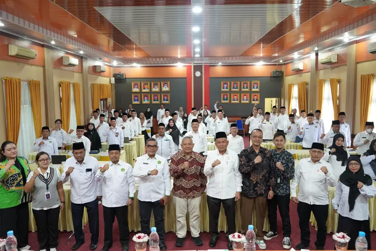 Kanwil Kemenag Sumut lakukan penilaian kompetensi  sebanyak 35 ASN untuk mendukung mitokrasi, Selasa (18/11/2025).