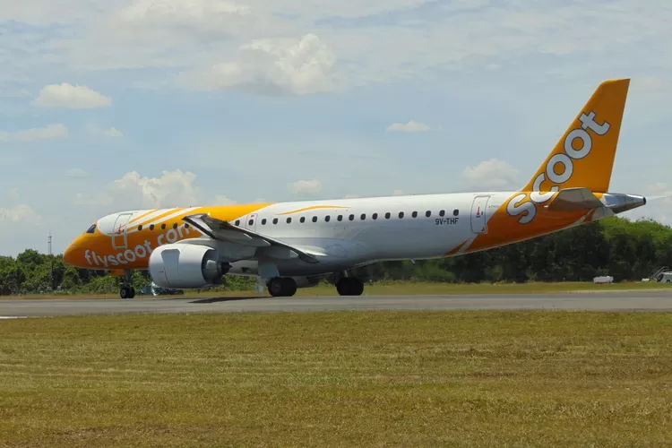 Pesawat Scoot Airbus A320 mulai terbang layani rute Kualanamu-Singapura, mulai Februari 2026.