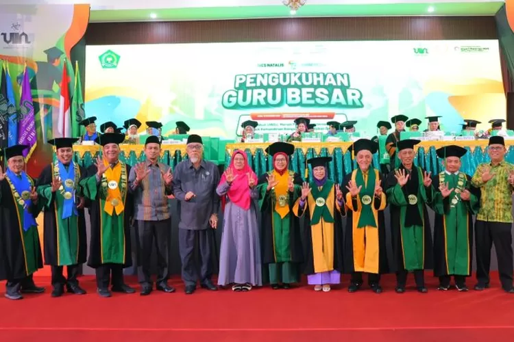 Pengukuhan 2 guru besar UIN SU Medan