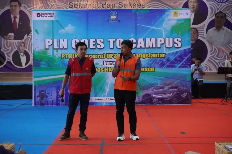 PLN Goes to Campus Nomensen mengedukasi tentang keselamatan listrik (Realitasonline.id - SS)
