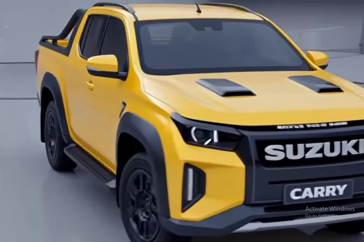 Suzuki Carry Pick Up 2026 hadir dengan tampilan baru yang lebih segar dan modern. (Tangkapan Layar YouTube Auto86A)