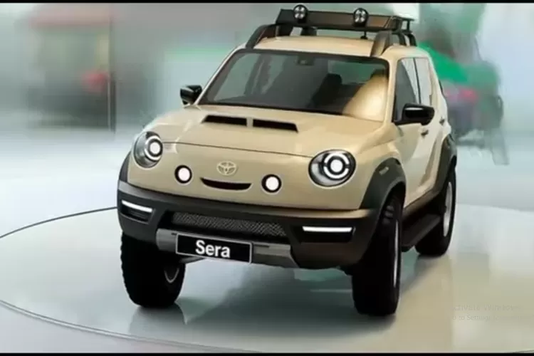 Toyota Sera Mini Off Road 2026 dapat dibayangkan sebagai pengembangan modern dari mobil kompak yang dirancang untuk menghadapi medan ringan sambil tetap mempertahankan karakter lincah dan futuristis. (Tangkapan Layar YouTube Auto Cars)