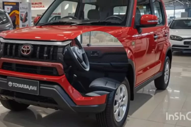 Toyota Bajaj 2025 adalah konsep ide tentang kendaraan kecil yang dirancang untuk mobilitas perkotaan dengan biaya lumayan hemat tetapi tetap dilengkapi fitur-fitur yang terasa premium dibandingkan mobil mikro biasa. (Tangkapan Layar YouTube  SmartDrive Reviews)