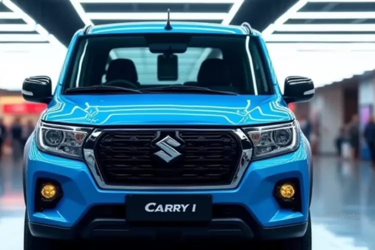 Suzuki Carry Pickup terbaru hadir dengan wajah yang benar-benar segar dan modern dibandingkan generasi sebelumnya. (Tangkapan Layar YouTube The Kindness Story Hub)