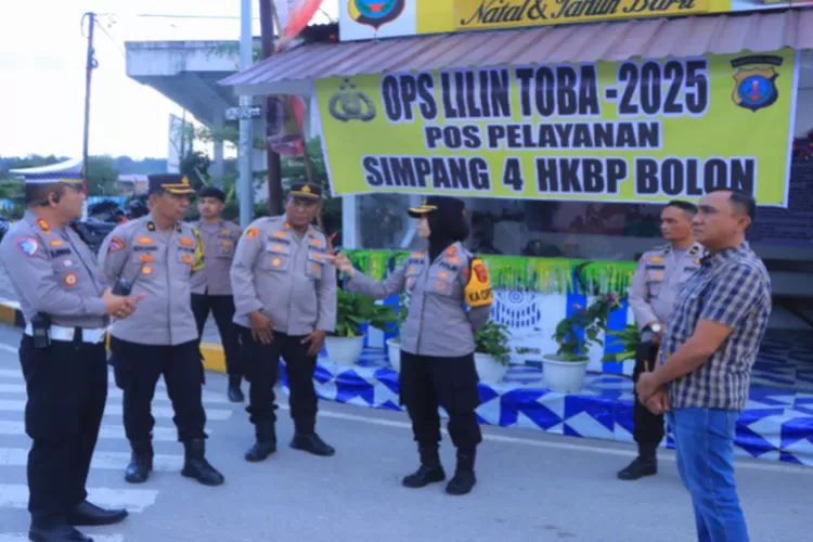 Polres Samosir resmi melaksanakan Operasi Lilin Toba 2025 sebagai bentuk kesiapan akhir pengamanan nataru (Realitasonline.id/nas)