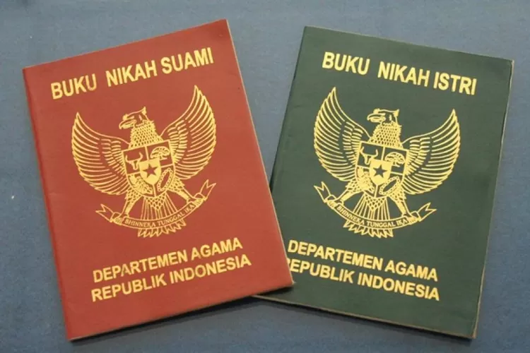 Ilustrasi buku nikah.