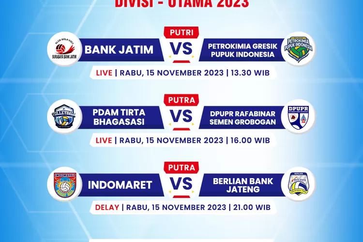 LIVE Moji TV! Link Streaming Livoli Divisi Utama 2023, 17 November 2023 ...