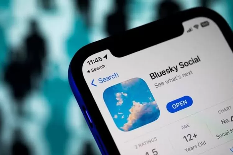 Platform media sosial Bluesky.