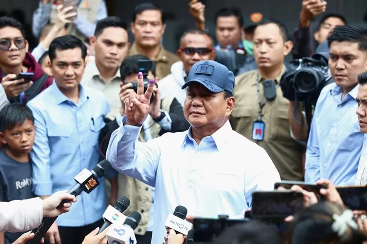 Usai Nyoblos, Prabowo Ucapkan Terima Kasih ke Wartawan yang Meliputnya Semasa Kampanye