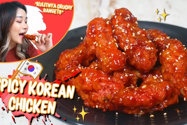 Resep Spicy Korean Chicken Wings Camilan Untuk Menemani Mu Nonton