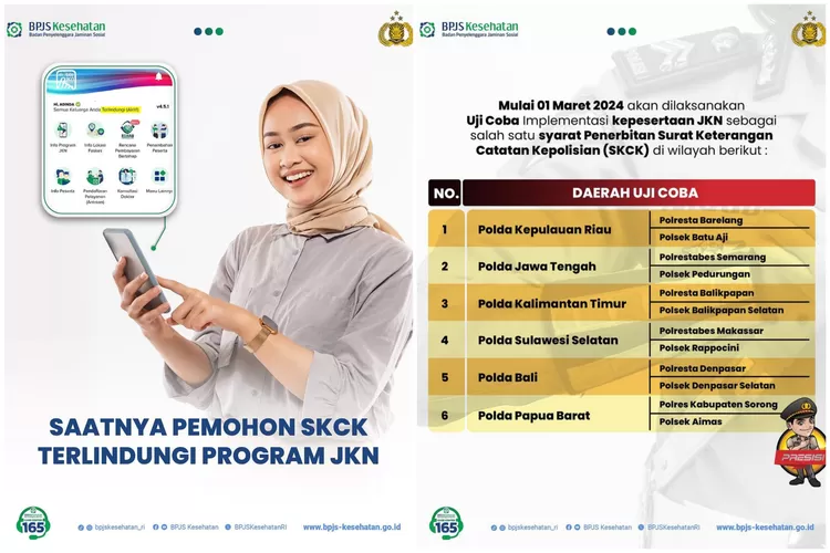 BPJS Kesehatan jadi salah satu syarat membuat SKCK mulai 1 Maret 2024. (Tangkapan Layar Instagram @bpjskesehatan_ri)