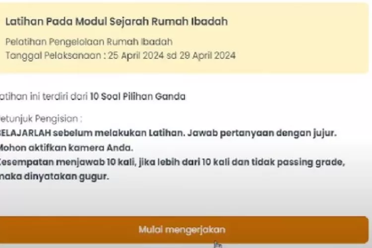 KUNCI Jawaban Modul 3.1 Sejarah Rumah Ibadah Pelatihan Pengelolaan ...