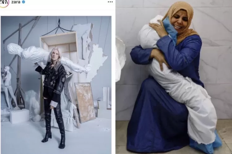 Brand fashion ternama Zara trending topic Twitter. (Foto/Istimewa.)