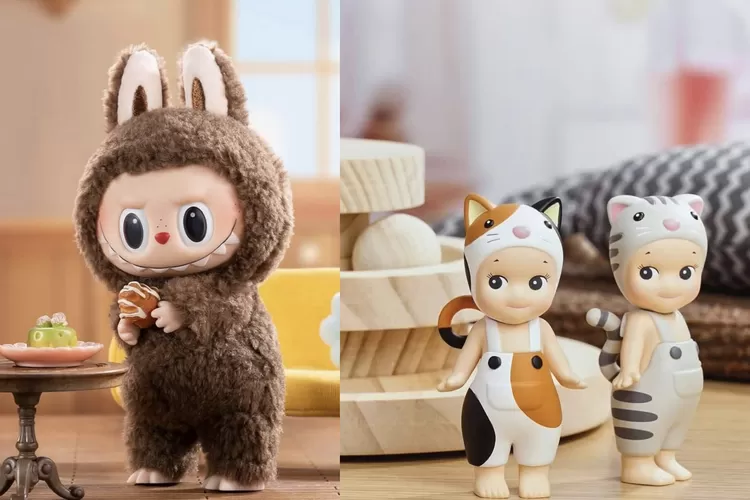 Boneka viral Sony Angel dan Labubu (instagram/@popmartid, @sonyangel.id)