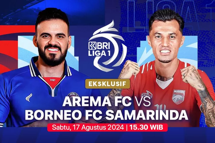 Link streaming Arema FC vs Borneo FC Samarinda. (Sumber gambar: Vidio)