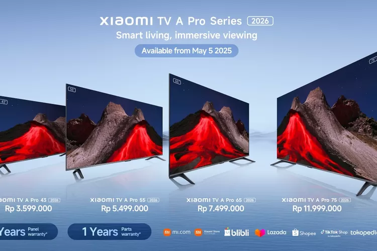 Xiaomi TV A Pro 2026 unggul dengan audio Dolby, mode gaming, dan konektivitas lengkap. (Xiaomi)