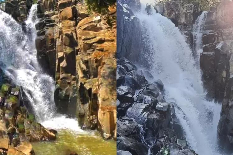 Wisata Curug Cilutung gratis tiket masuk.