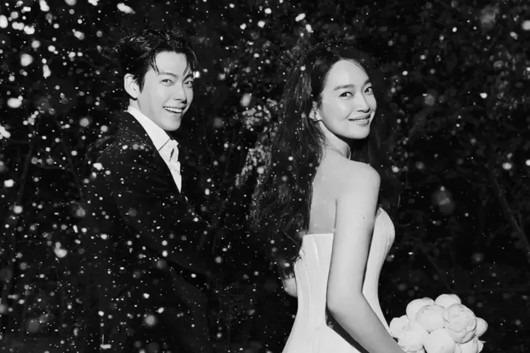 Pernikahan Shin Min Ah dan Kim Woo Bin (Instagram)