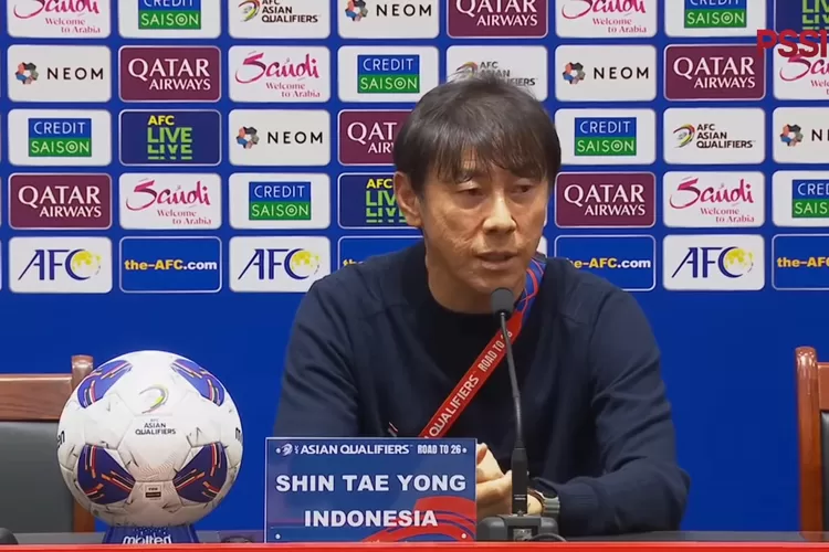 Shin Tae-yong ajak fans Timnas Indonesia berpikir realistis jelang laga kontra Arab Saudi di SUGBK (Tangkapan Layar YouTube/PSSI TV)