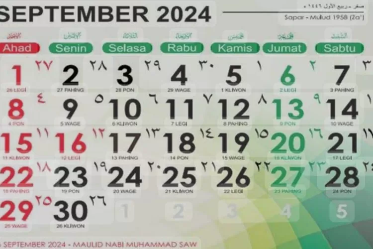 Ilustrasi. Libur 16 September 2024: Maulid Nabi Muhammad SAW. Tanggal merah satu-satunya di September, peringatan penting bagi umat Islam (Google / HukamaNews.com)