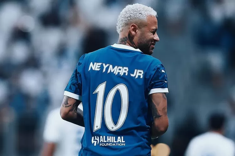 Neymar saat bermain bersama Al Hilal. (Instagram @neymarjr)