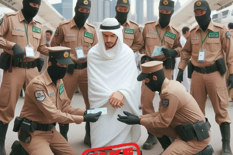 Ilustrasi jemaah Haji yang tertangkap karena pakai visa haji palsu (doc pribadi/Info Muslim)